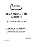 Cessna Army Model T-41B (R172E) 1974 Maintenance Manual (part# D433R1)
