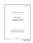 Consolidated B-29A Airplanes 1946 Parts Catalog (part# 01-20EJA-4)