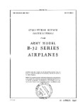 Consolidated B-32 Army Model 1945 Structural Repair Instructions (part# 01-5EQ-3)