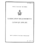 Consolidated Canso 2F & 2SR 1956 Lubrication Requirements (part# 05-60A-2A)