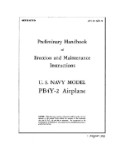 Consolidated PB4Y-2 US Navy Model Erection & Maintenance, Pilot's Operating Handbook (part# 01-5EN-2)