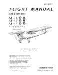 Helio Aircraft Corporation U-10A, B, D USAF & Army 1967 Flight Manual (part# 1U-10A-1)