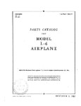 Interstate L-6 Airplane 1943 Parts Catalog (part# 01-160LA-4)