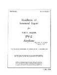 Lockheed PV-2 Navy Airplane 1946 Structural Repair Handbook (part# 01-55ED-3)
