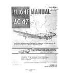 McDonnell Douglas AC-47 Series  Flight Partial Flight Manual (part# 1C-47(A)-1)