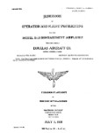 McDonnell Douglas B-18 Bombardment Airplanes 1939 Operation & Flight Instructions (part# 01-40EA-1)