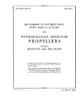 Aeroproducts Propeller Models A642S-E1, A642S-E2 Handbook of Instructions With Parts Catalog (part# 03-20EE-1)