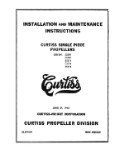 Curtiss-Wright Single Piece Propellers Installation & Maintenance Manual (part# CWSINGLEPIECEPROPS-c)