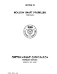 Curtiss-Wright Hollow Shaft Propeller 3 Blade Operation, Installation, Maintenance (part# CWHOLLOWSHAFTPROP-C)