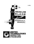 Hamilton Standard Aluminum Blade 1980 Overhaul Manual (part# 130B)